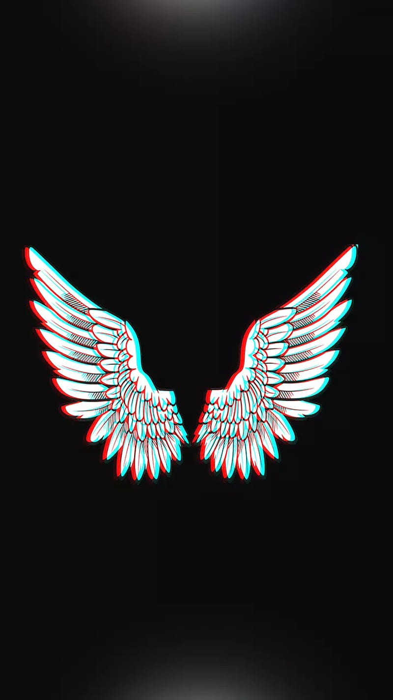 800x1422 Angel, blue, butterfly, gold, neon, rose, themes, wing, wings, HD phone wallpaper