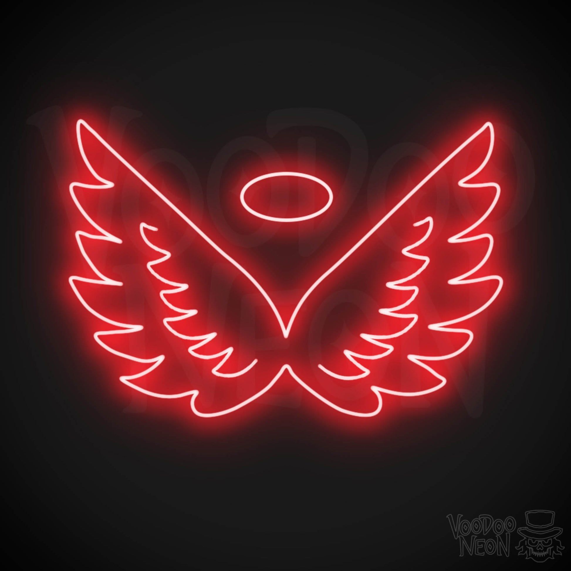 1946x1946 Angel Wings Up Neon Sign Wall Art