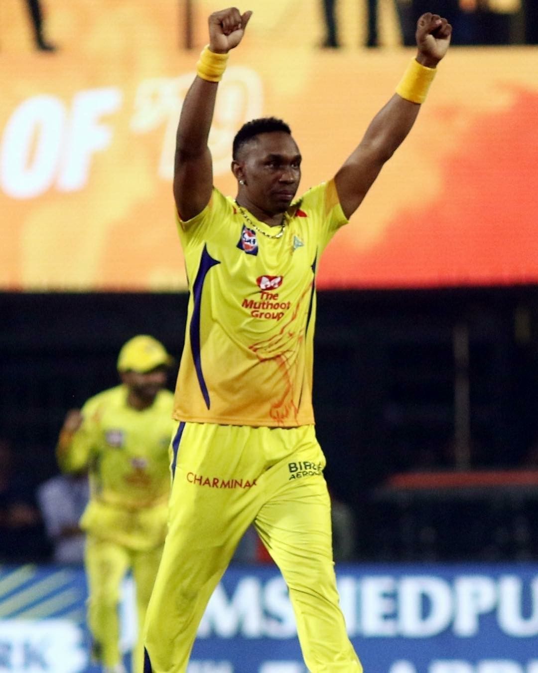 1080x1350 DJ Bravo CSK Wallpaper