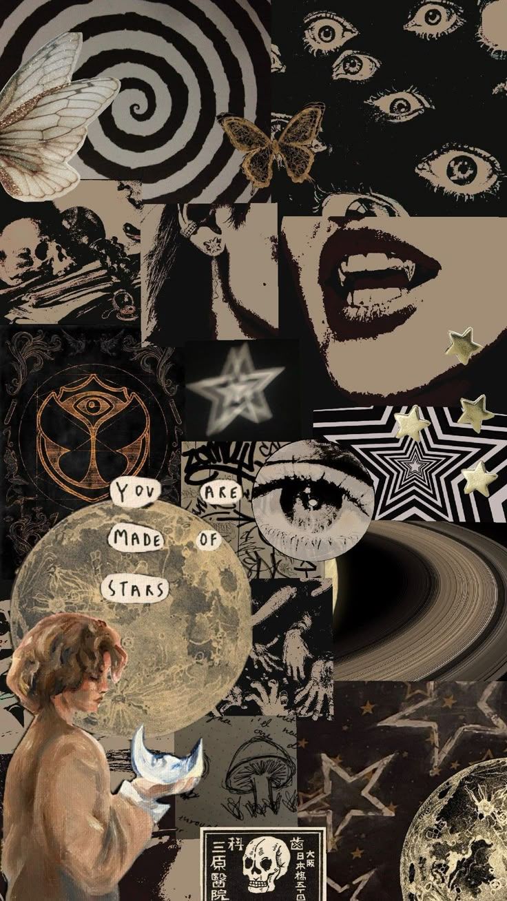 736x1308 Grunge #Wallpaper #Fondo #Collage #Beige
