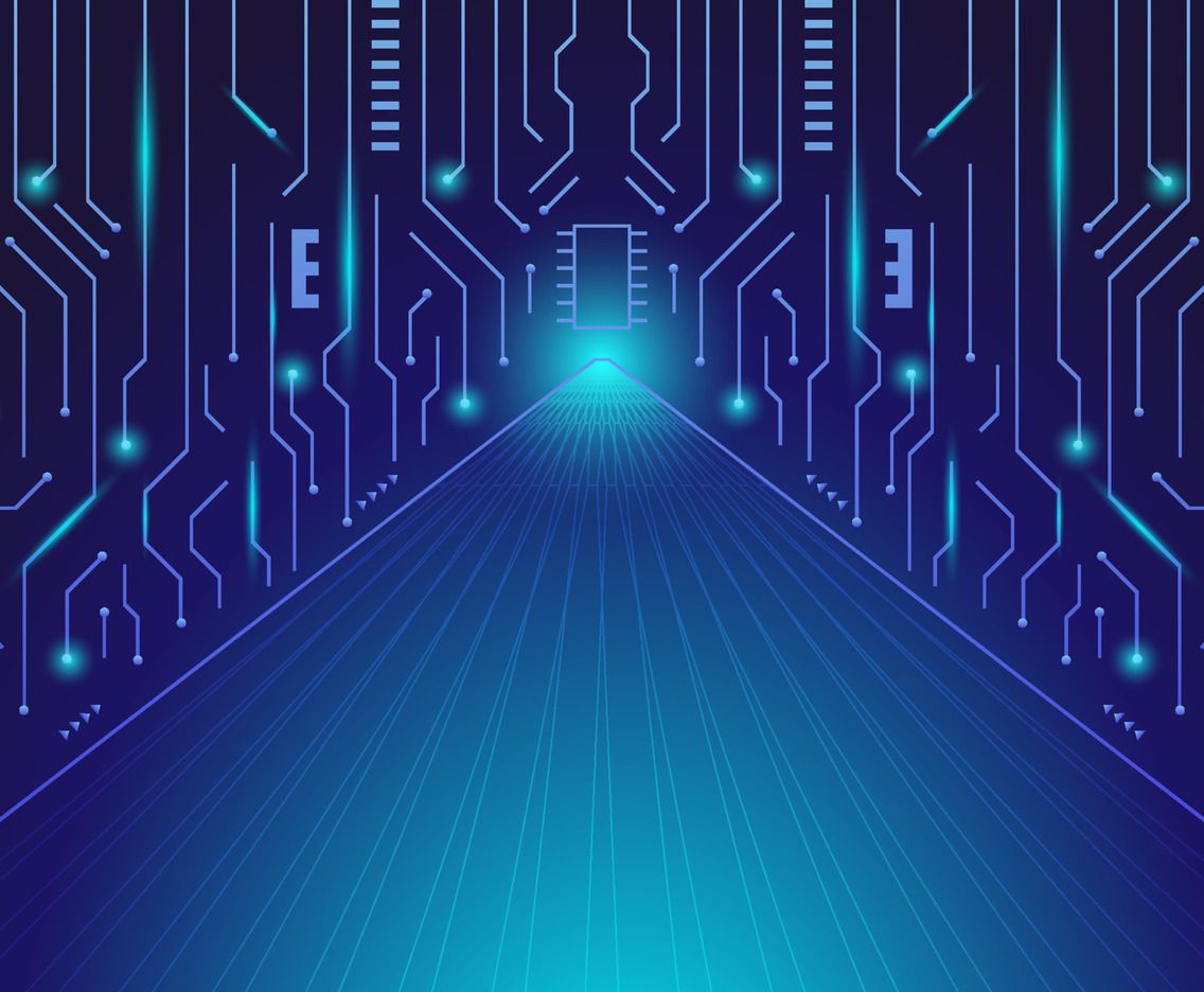 1136x936 Abstract Technology Circuit Background