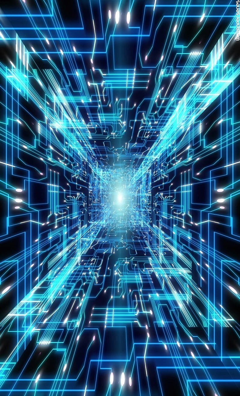 800x1321 Cool blue tech, technology, HD phone wallpaper
