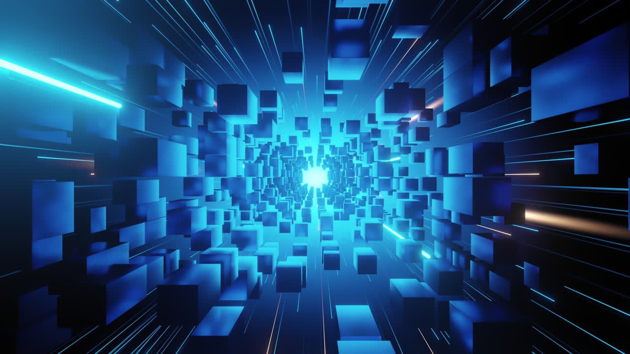 1280x720 Digital pattern technology background