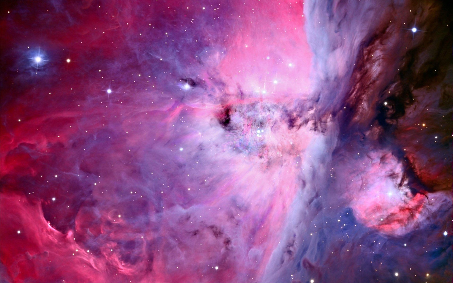 1920x1200 Ultra HD Purple Nebula: Mystical Pink Stars In Sci Fi Spacex2400