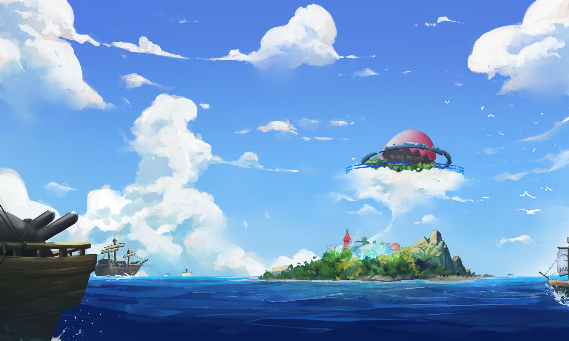 1920x1152 Fanart One Piece Egghead