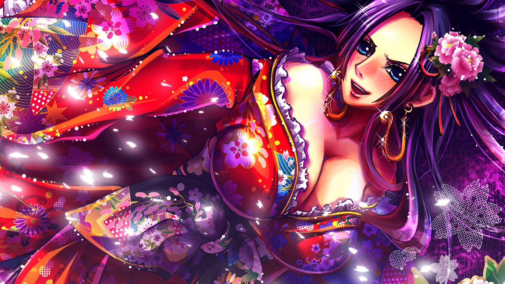 1920x1080 Boa in Kimono One Piece Girl Wallpaper