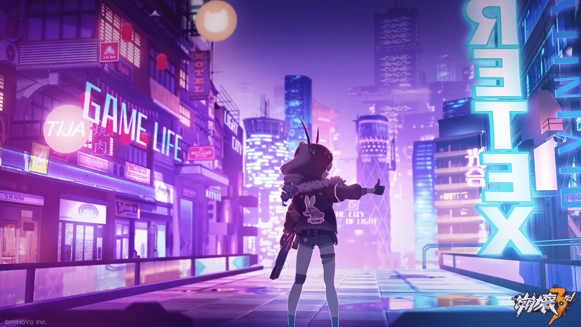 1920x1080 Bronya Zaychik: Neon Cyber Pulse. Honkai Impact 3rd HD Wallpaperx1350