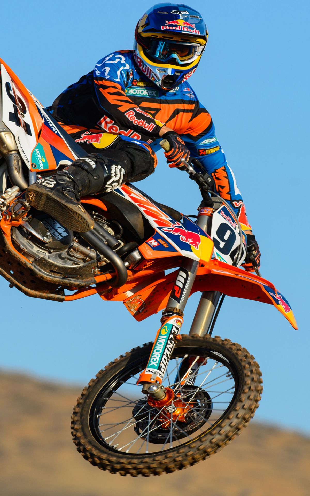 1200x1920 KTM Dirt Bike Wallpaper