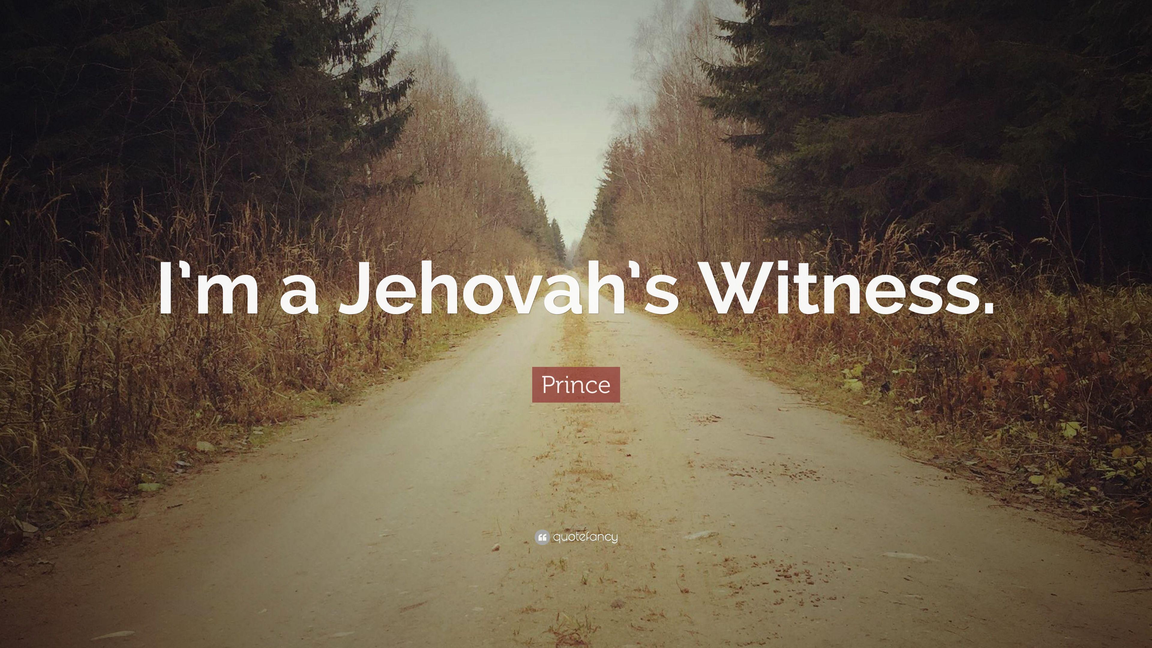 3840x2160 Prince Quote: “I'm a Jehovah's Witness.” (12 wallpaper)