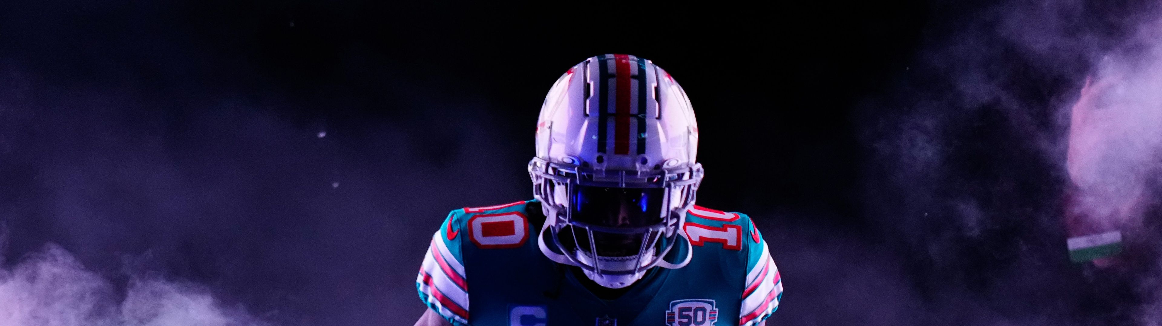 3840x1080 Tyreek Hill Wallpaper 4K, Miami Dolphins