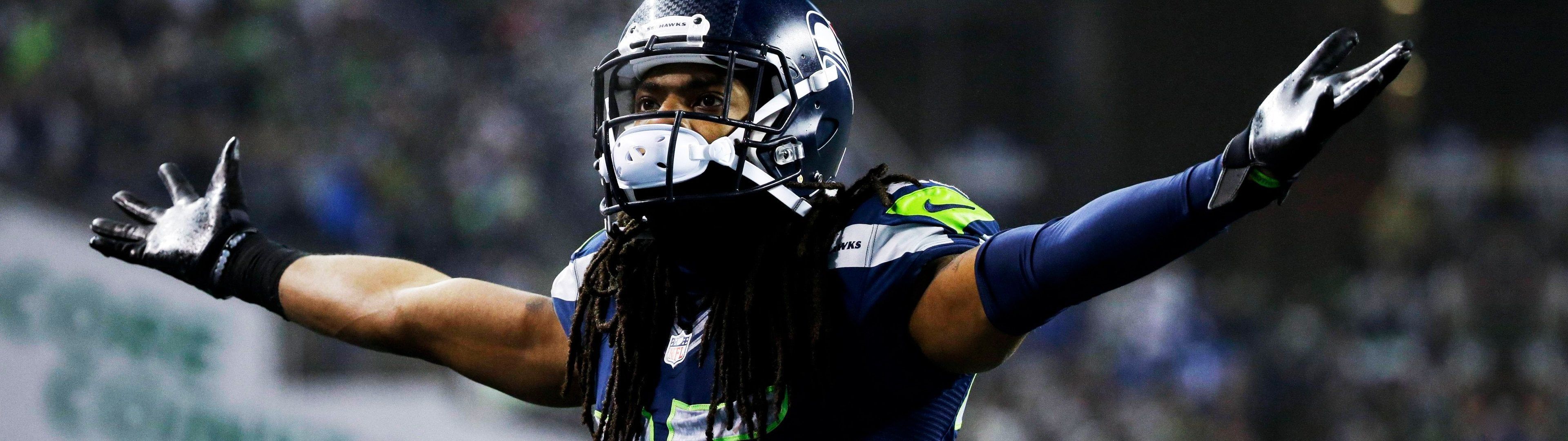 3840x1080 Richard Sherman Wallpaper for Dual Monitor Setups (3840x1080)