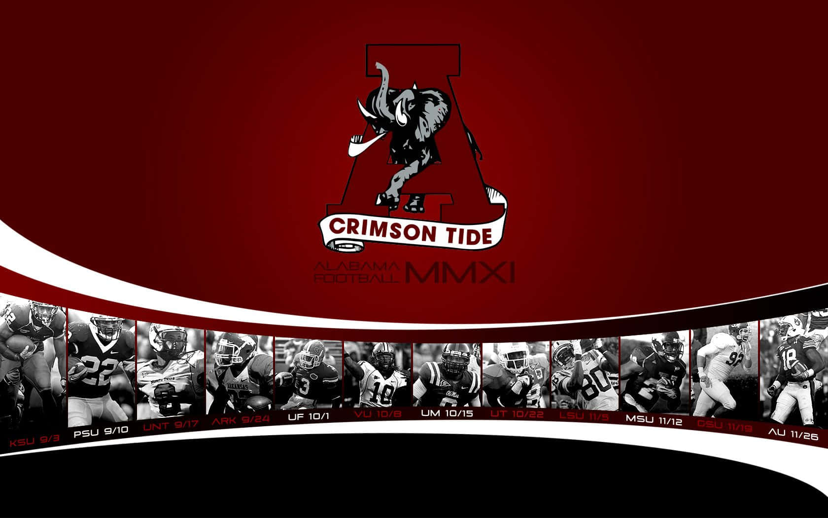 1680x1050 Alabama Football Wallpaper