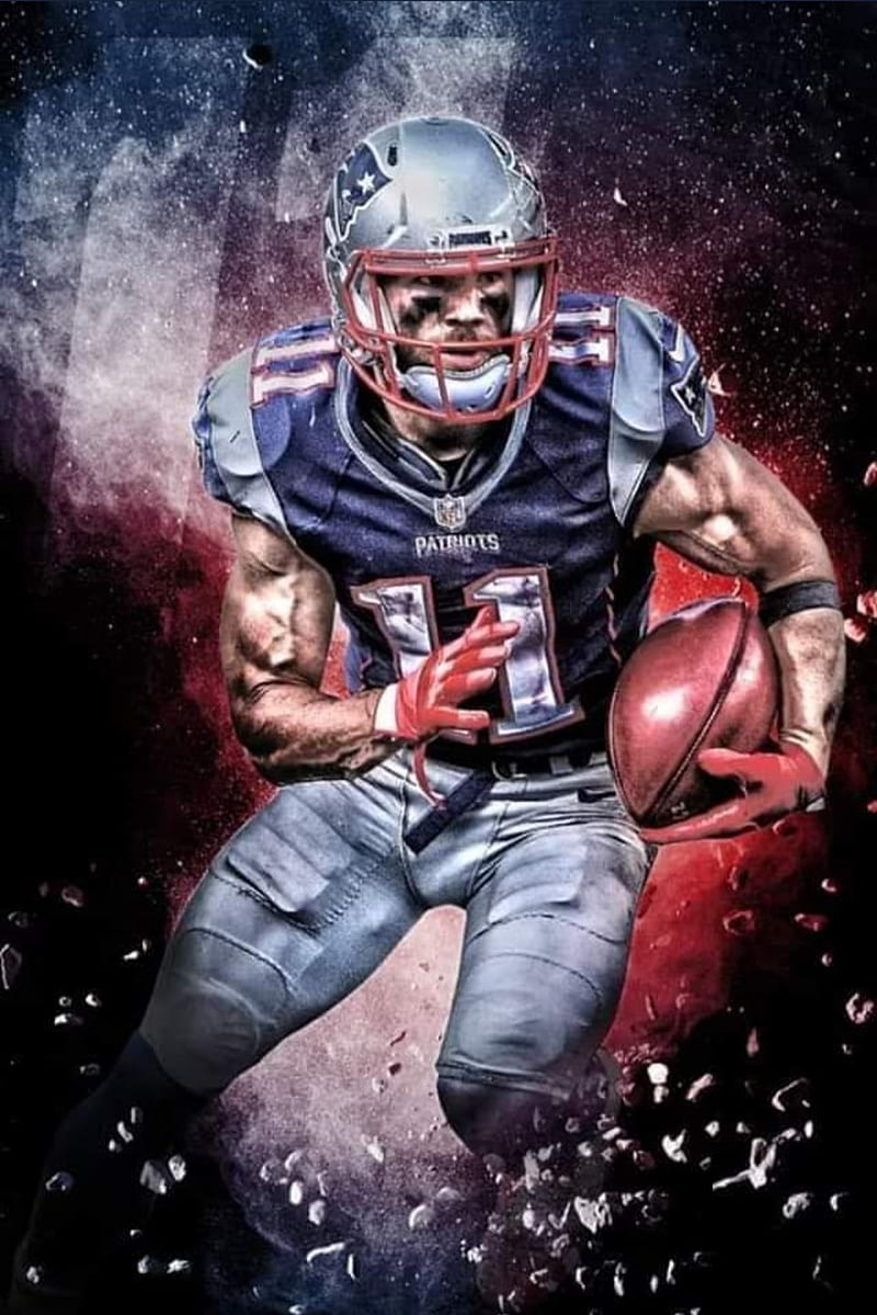 800x1199 Julian Edelman, football, je patriots, HD phone wallpaper
