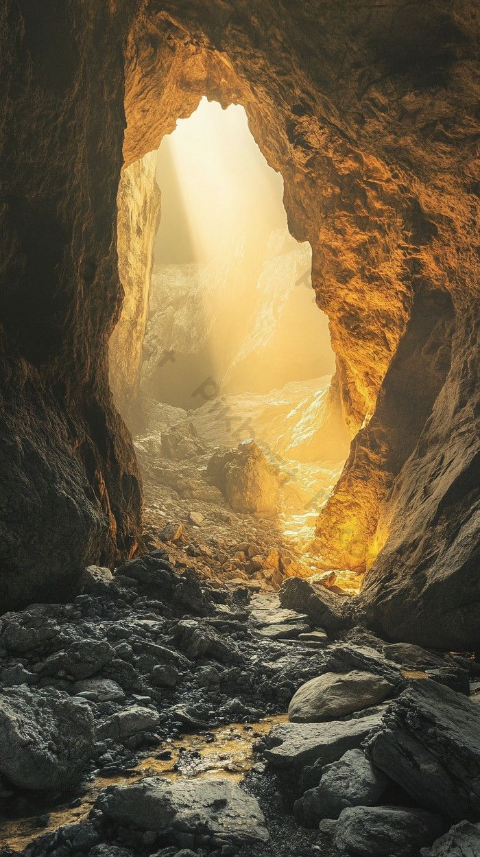 700x1249 A Hidden Cave Entrance Wallpaper For Smartphone Background. JPG Free Download