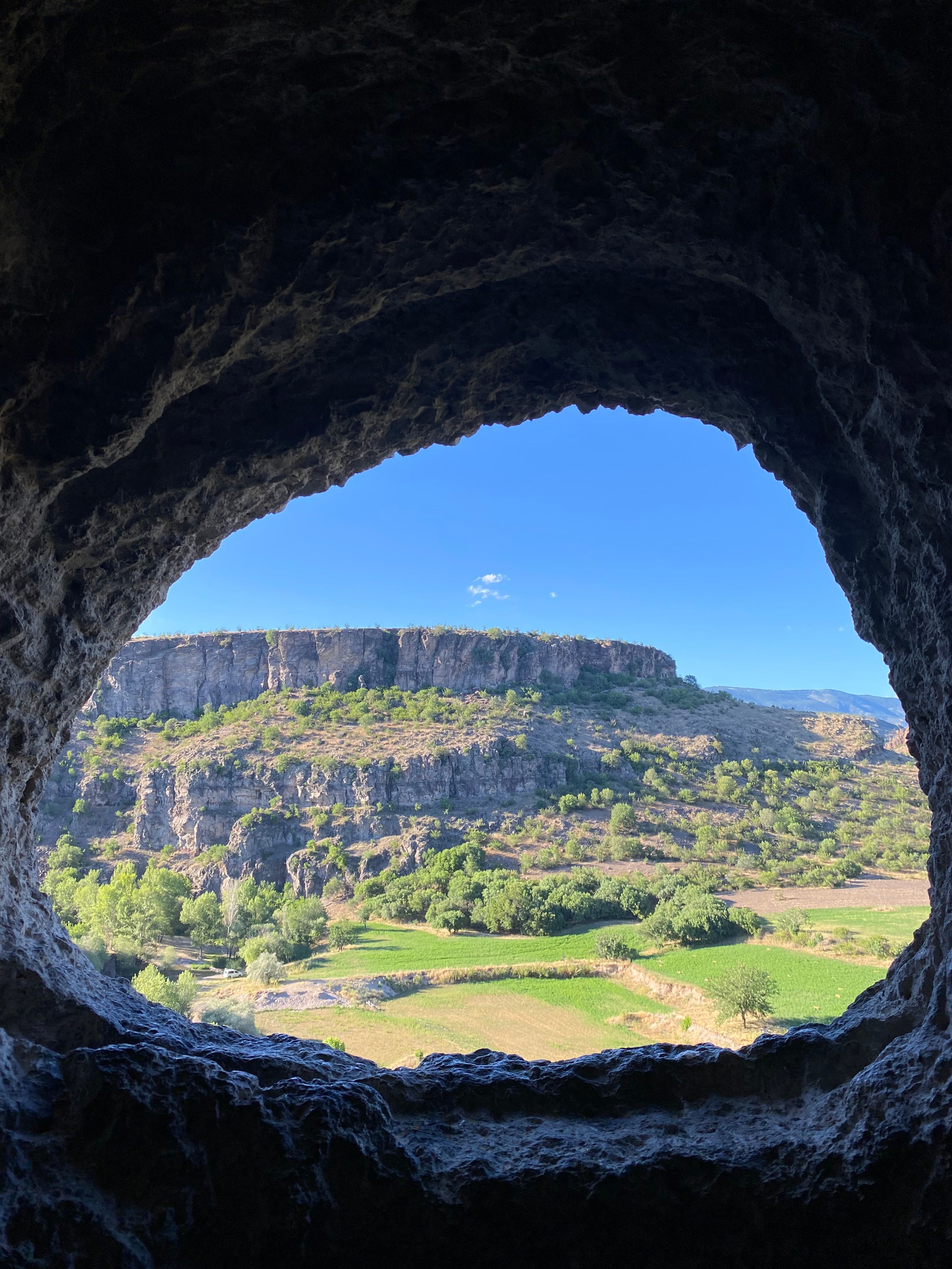 3024x4032 Countryside Landscape behind Cave Entrance · Free