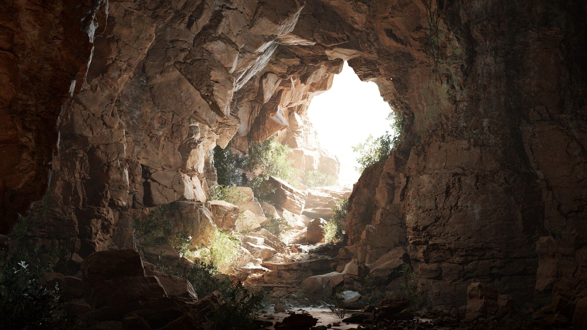 1920x1080 UE5 Cave Entrance