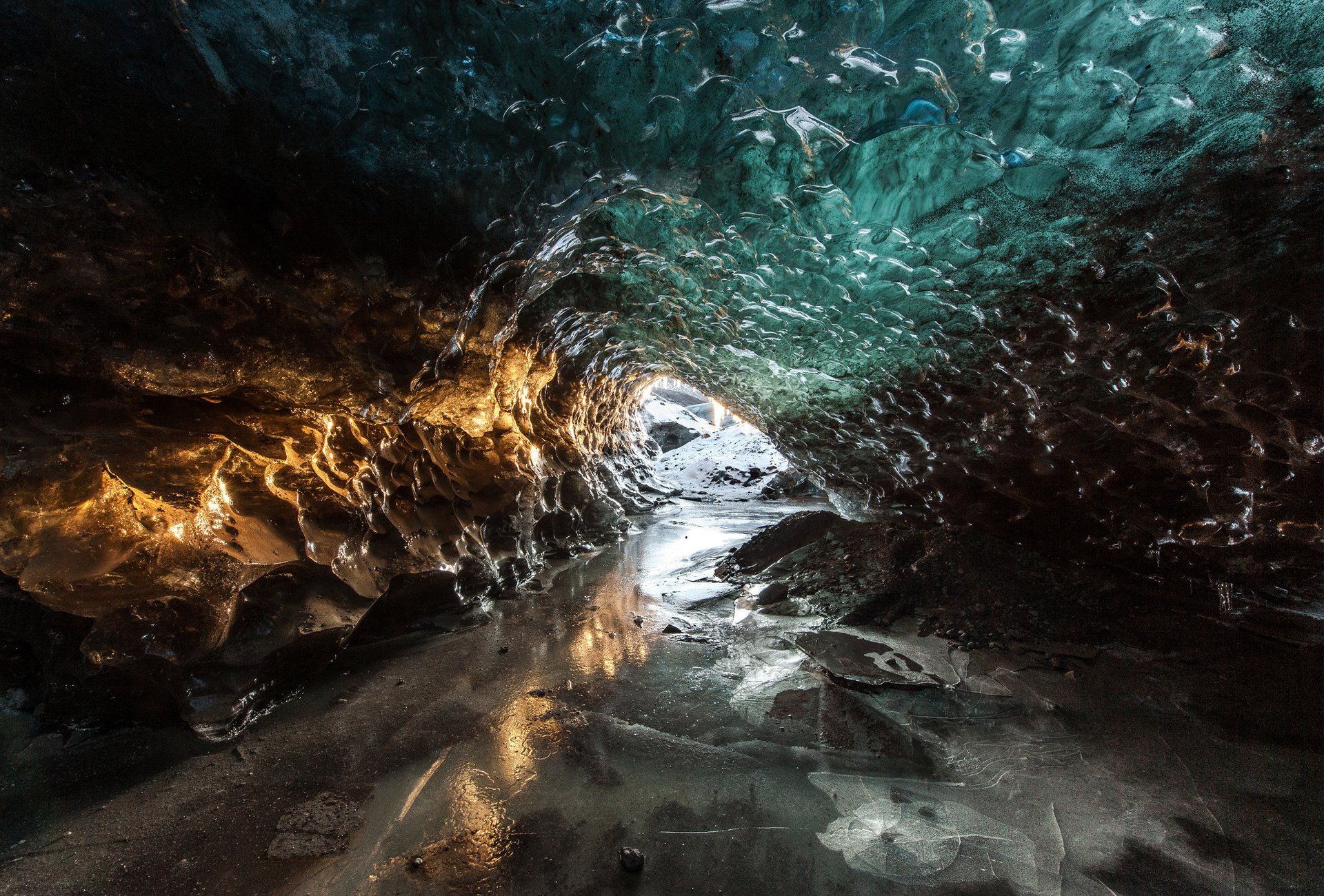 1920x1300 cave, Grotto, Ice, Cold, Light, Entrance, Reflection, Winter Wallpaper HD / Desktop and Mobile Background