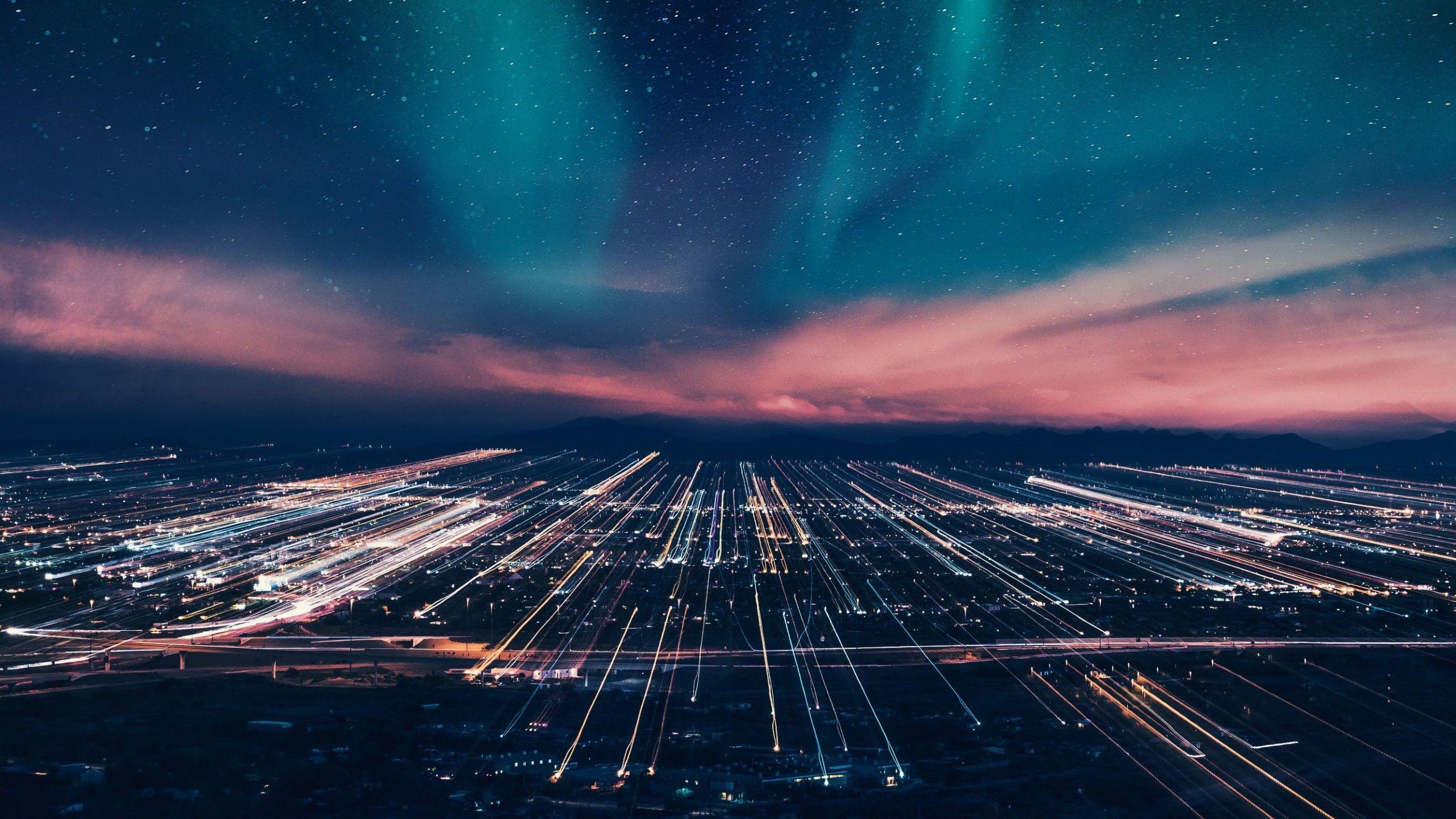 2560x1440 Polar Lights 1440P Resolution HD 4k Wallpaper, Image