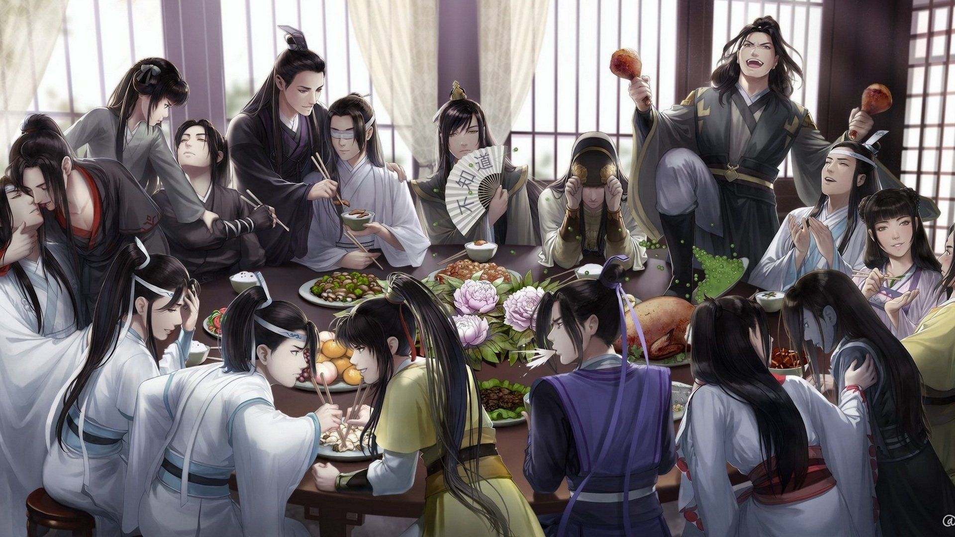 1920x1080 Mo Dao Zu Shi Legends United: HD Anime Wallpaper Featuring Wen Ning & Morex1080