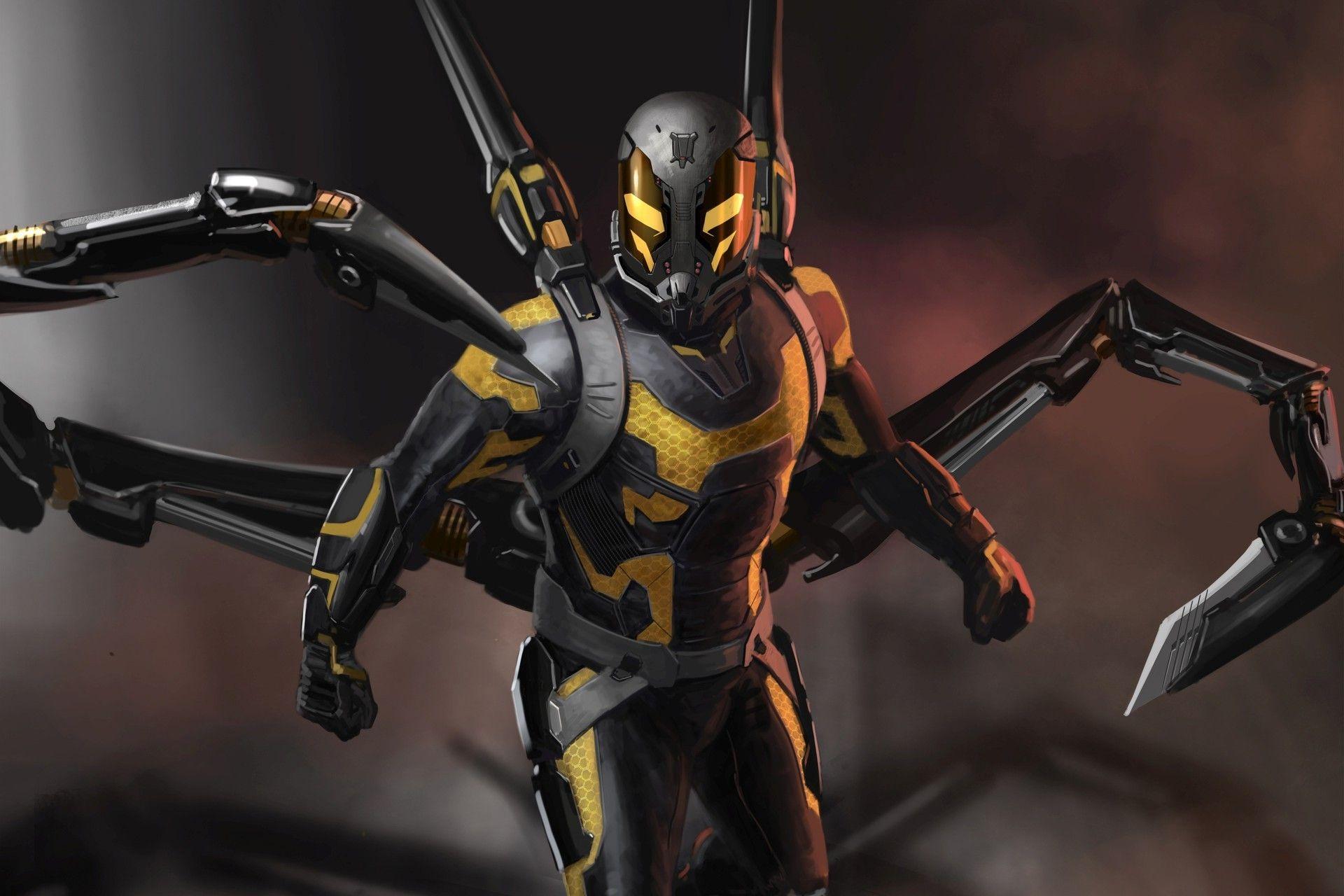 1920x1280 Yellowjacket, Ant Man, Movies, Comics, Marvel Comics, Artwork Wallpaper HD / Desktop and Mobile Background