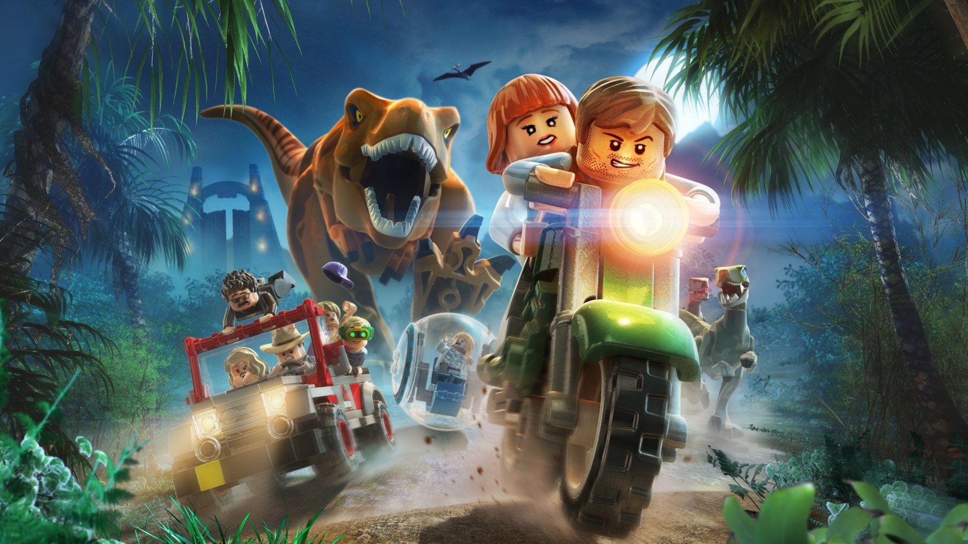 1920x1080 Lego Jurassic World Wallpaper 01 1920x1080