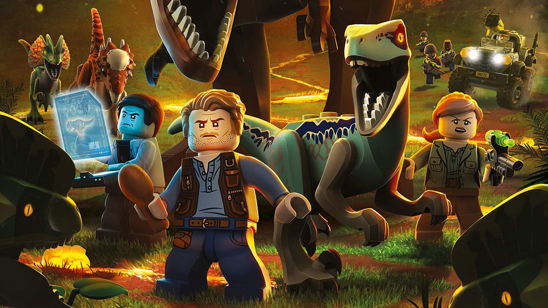 1920x1080 Lego Jurassic World Wallpaper Lego Jurassic World Videogame Key Art And Promo Image 10