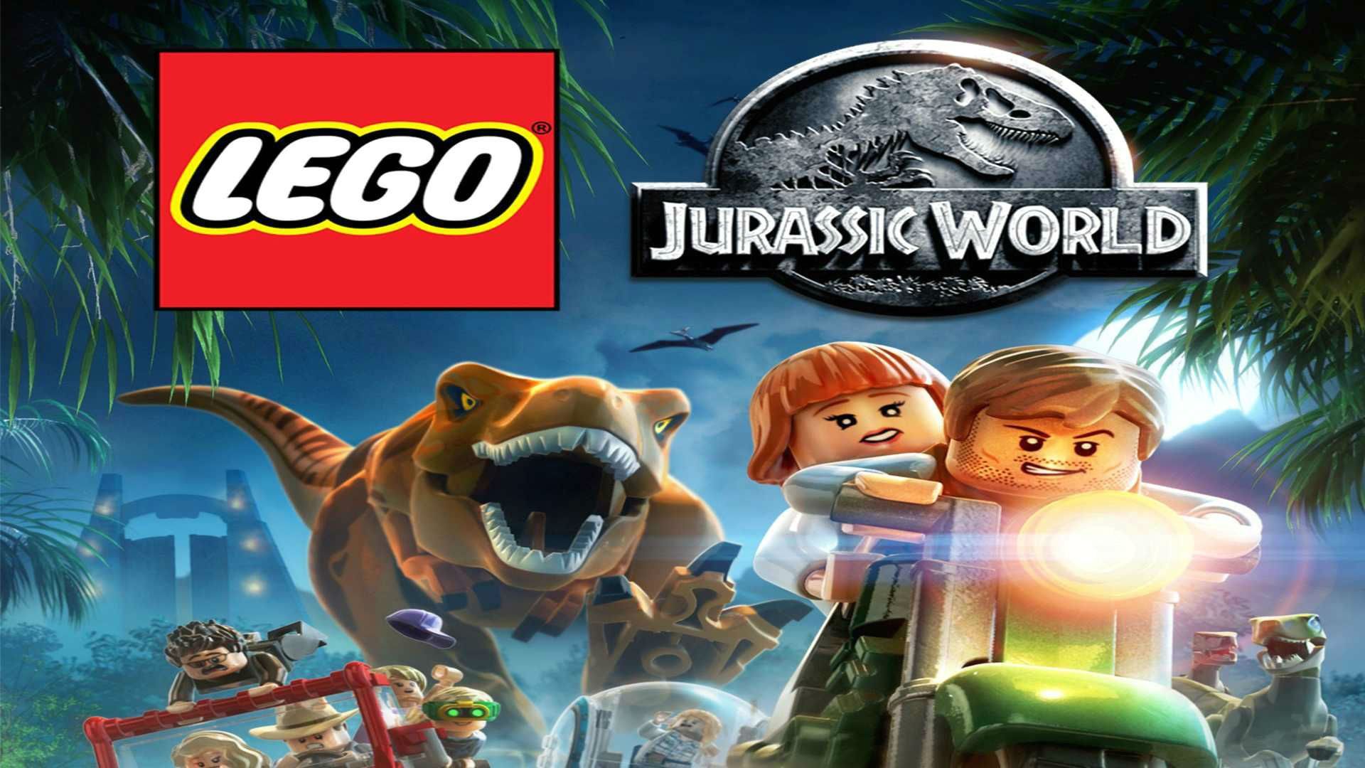 1920x1080 lego, Jurassic, World, Dinosaur, Fantasy, Sci fi, Adventure, Monster, Creature, Action, Park, 1ljp, Poster Wallpaper HD / Desktop and Mobile Background
