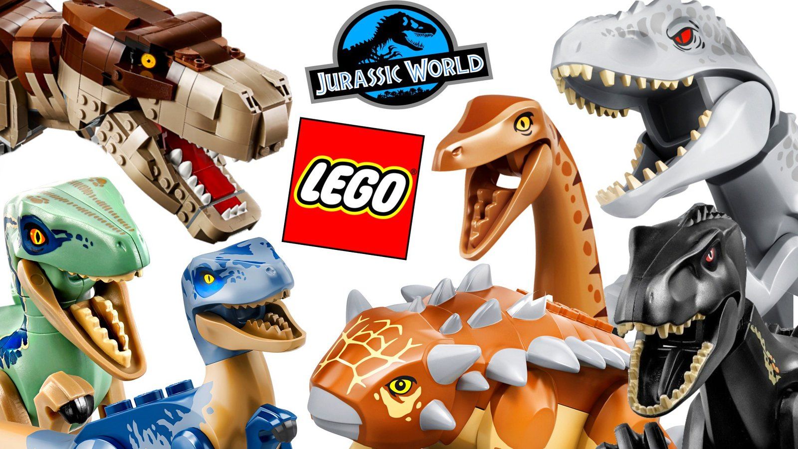 1600x900 Jurassic Park Lego World Dinosaur All Lego Jurassic World Dinosaurs !!! Lego VS Movie !!! 2