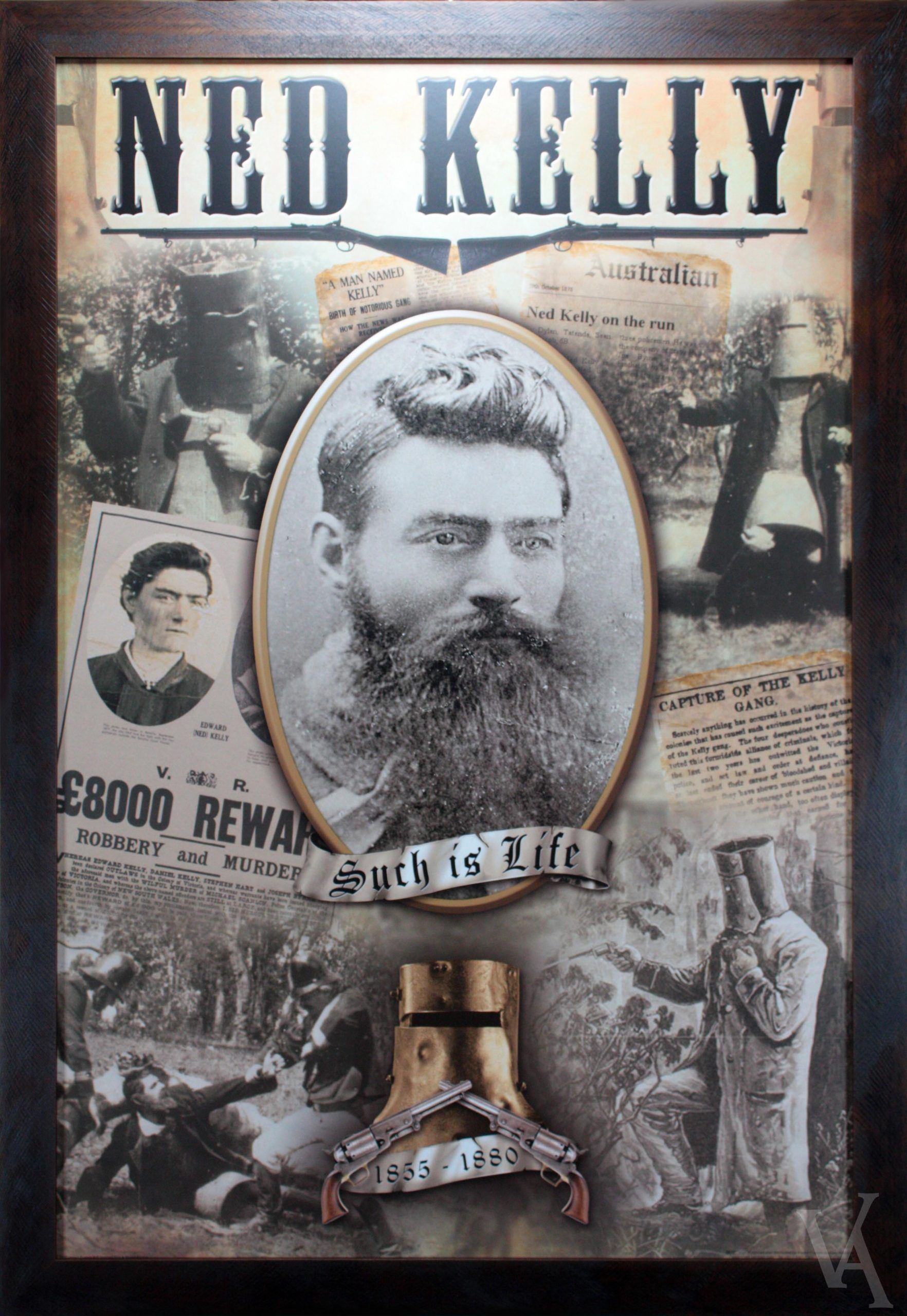 1764x2560 AUSTRALIAN HISTORY NED KELLY SUCH AS LIFE PHOTO PRINT POSTER