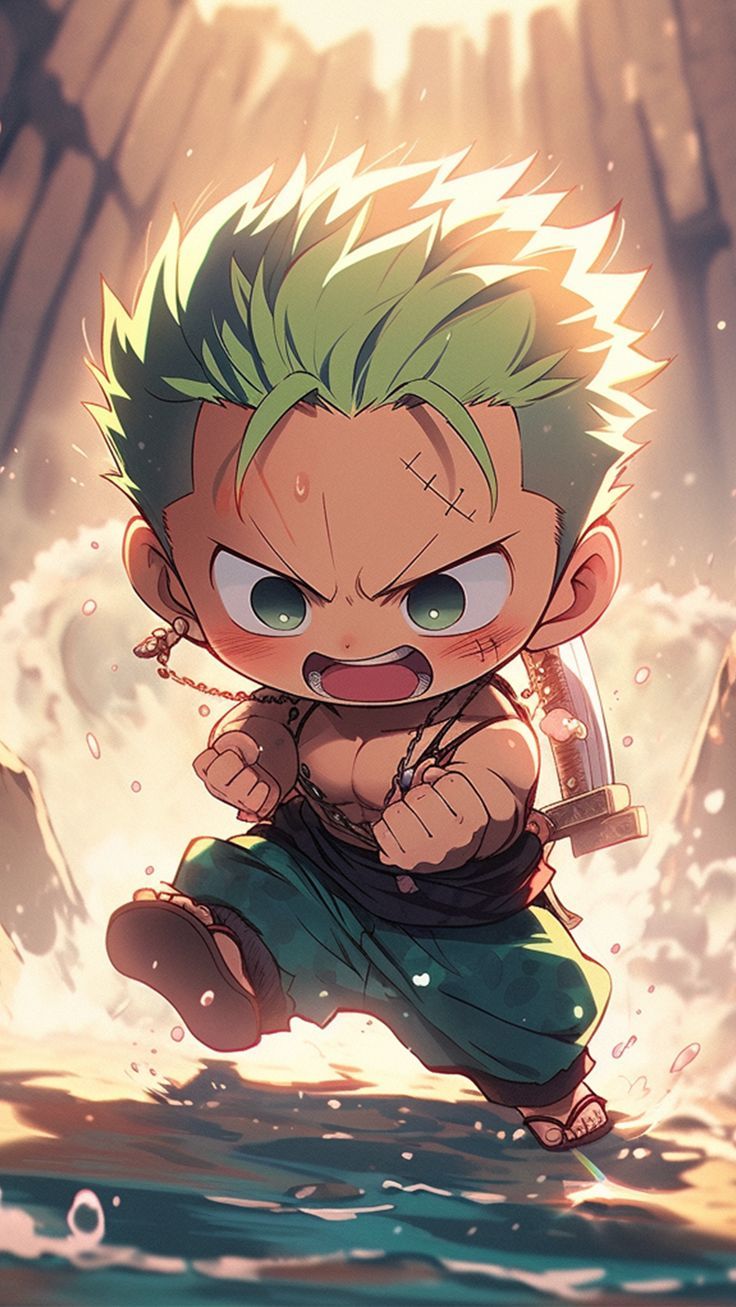 736x1307 One Piece Anime Roronoa Zoro Wallpaper 4K