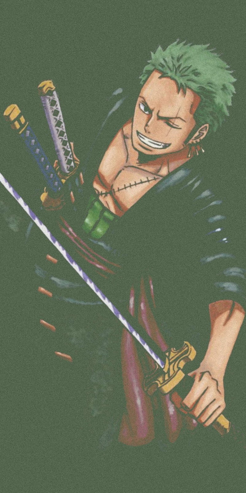 800x1600 HD zoro smile wallpaper