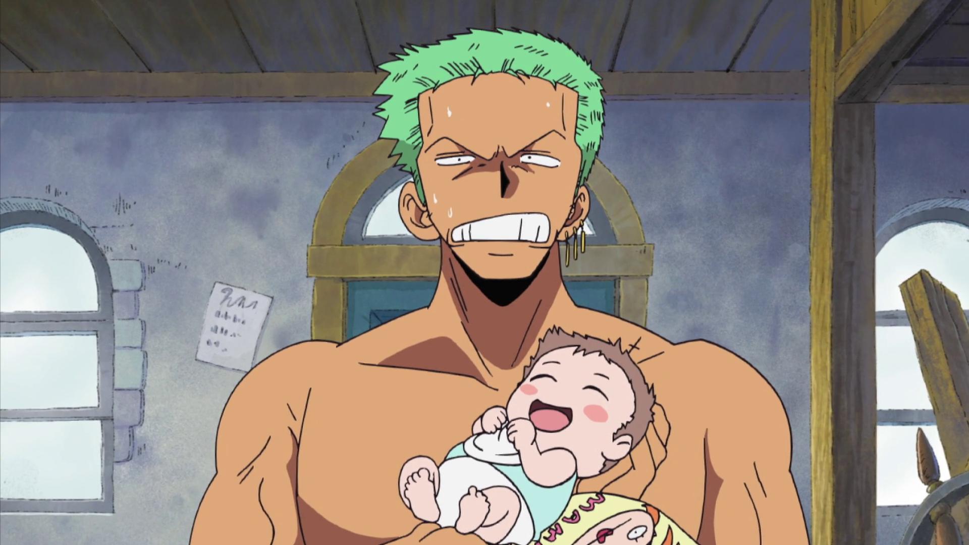 1920x1080 One Piece Haha wa Tsuyoshi! Zoro no Dotabata Kaji Tetsudai (TV Episode 2007)