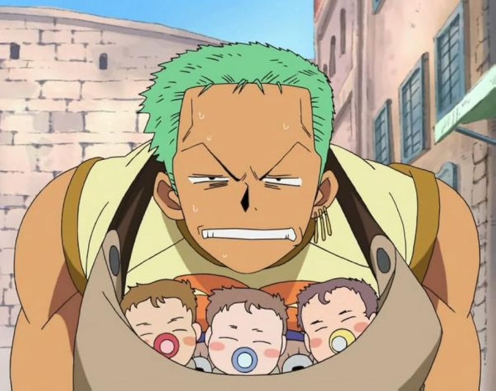 1000x788 One Piece Haha wa Tsuyoshi! Zoro no Dotabata Kaji Tetsudai (TV Episode 2007)