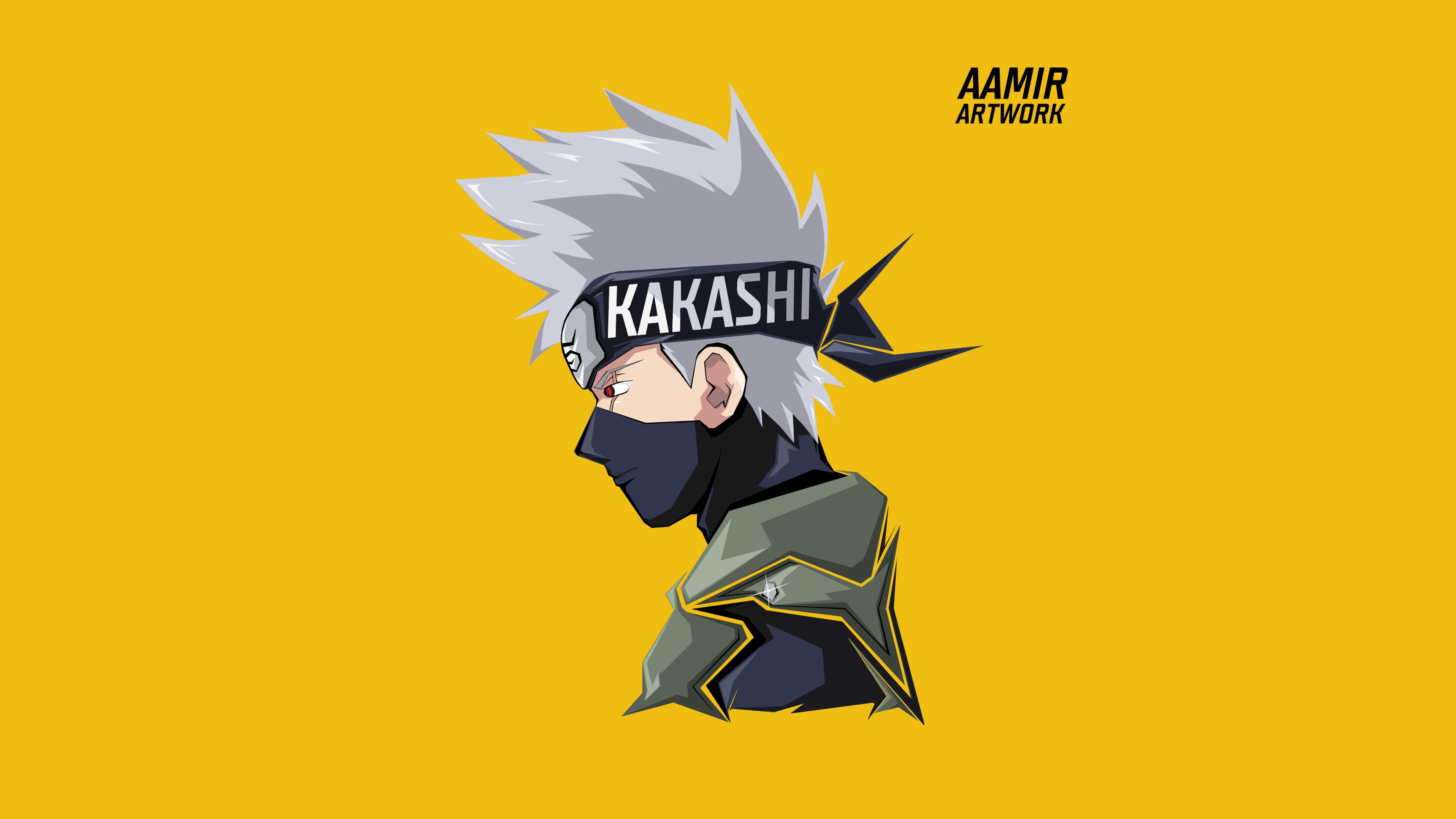 7680x4320 Kakashi Hatake Illustration Anime Wallpaper 8k Ultra HD