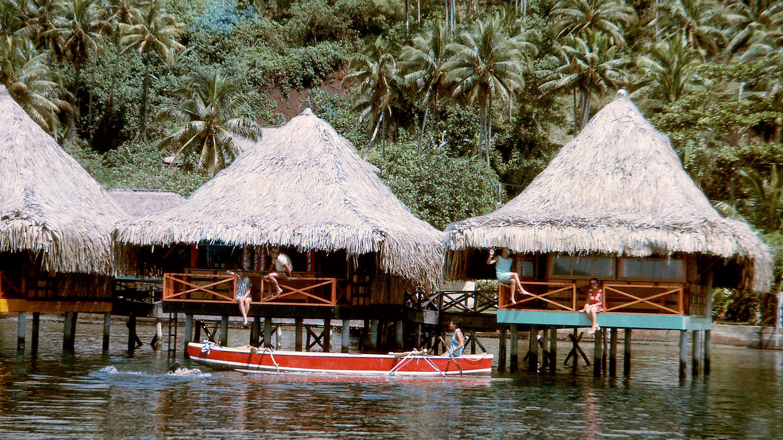 2560x1440 The Story Behind the World's First Overwater Bungalows. Condé Nast Traveler