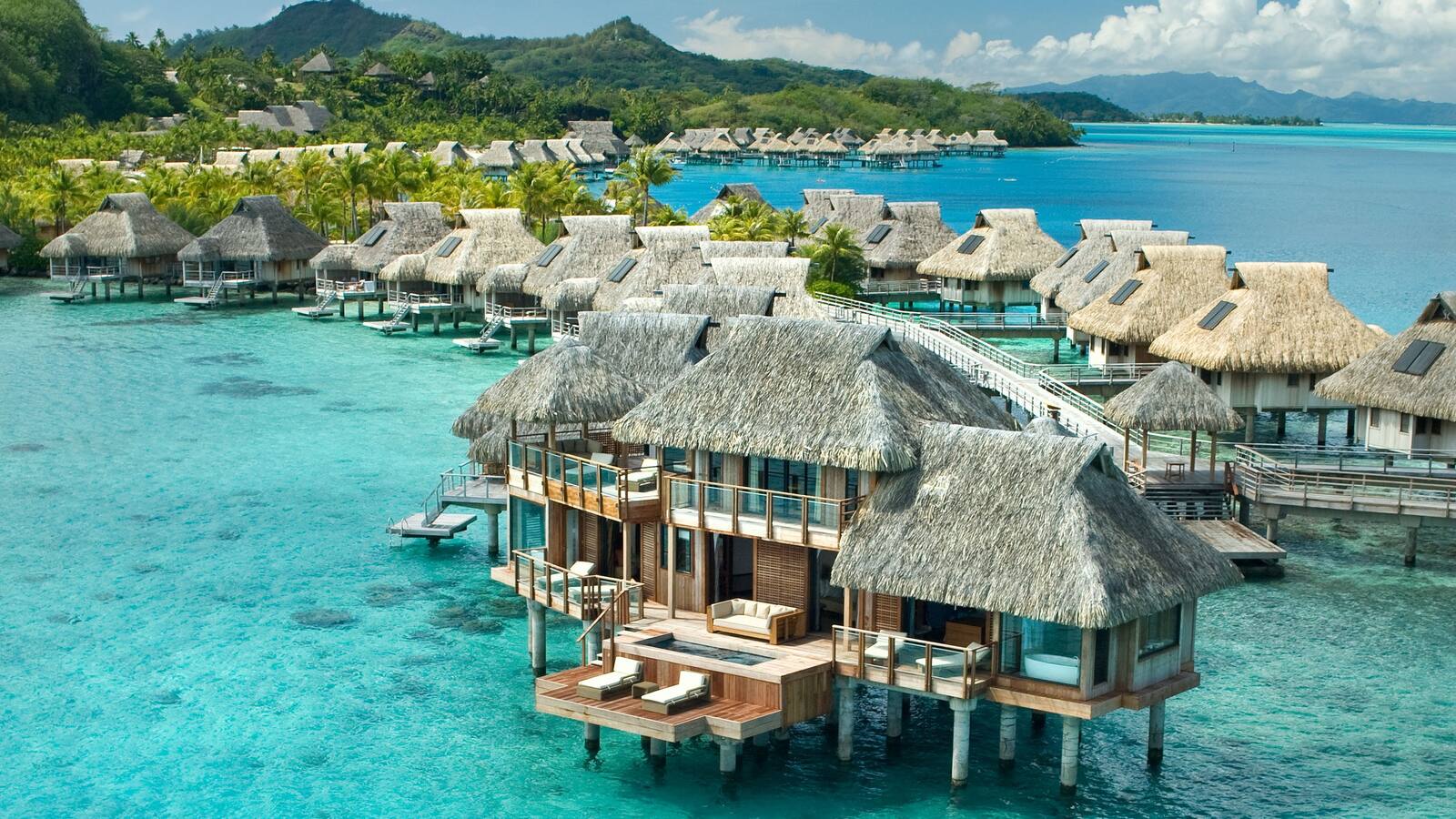 1600x900 The tropical overwater bungalow
