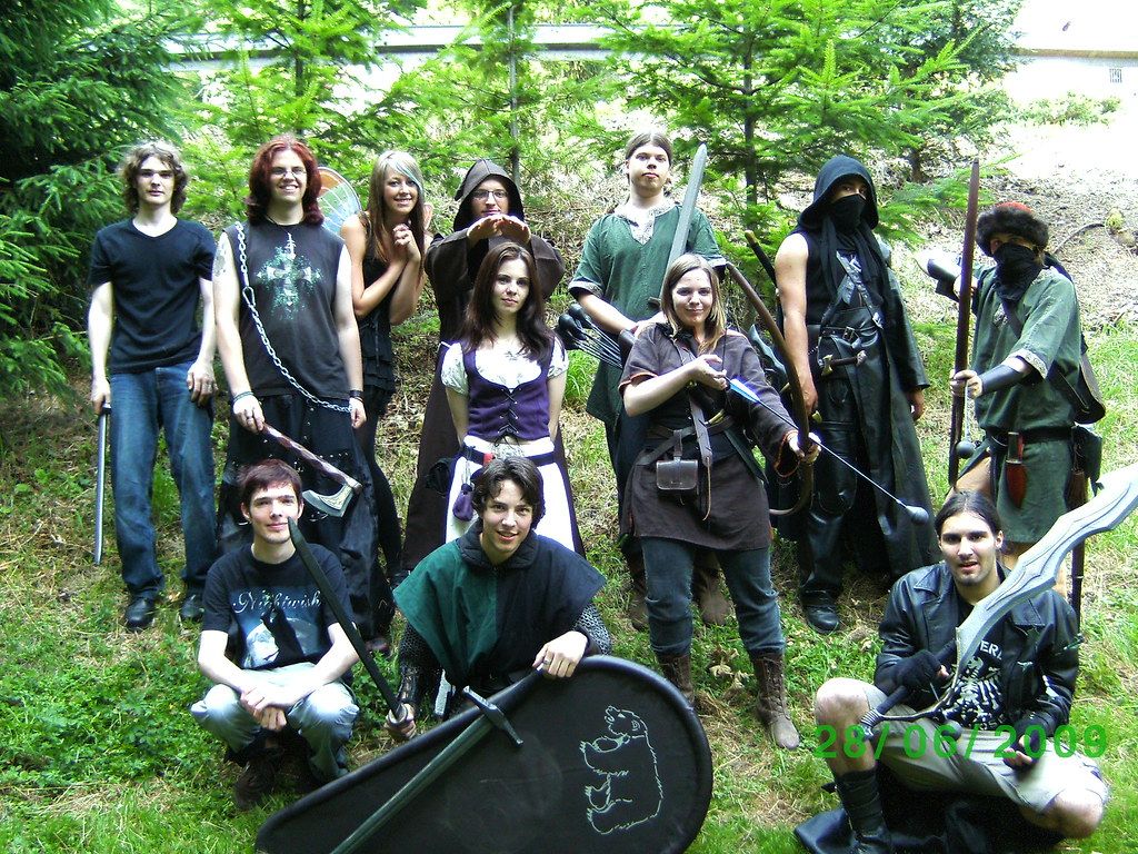 1024x768 LARP Life Action Role Playing. This is me and my LARP group