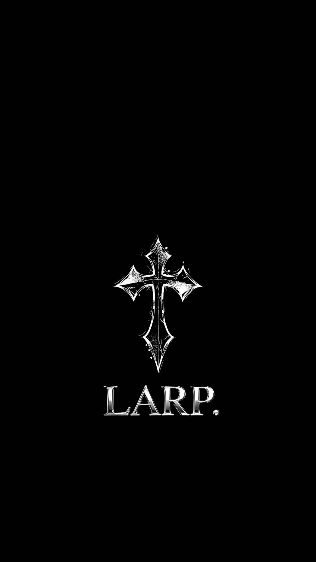 1080x1920 Gothic LARP Cross Wallpaper