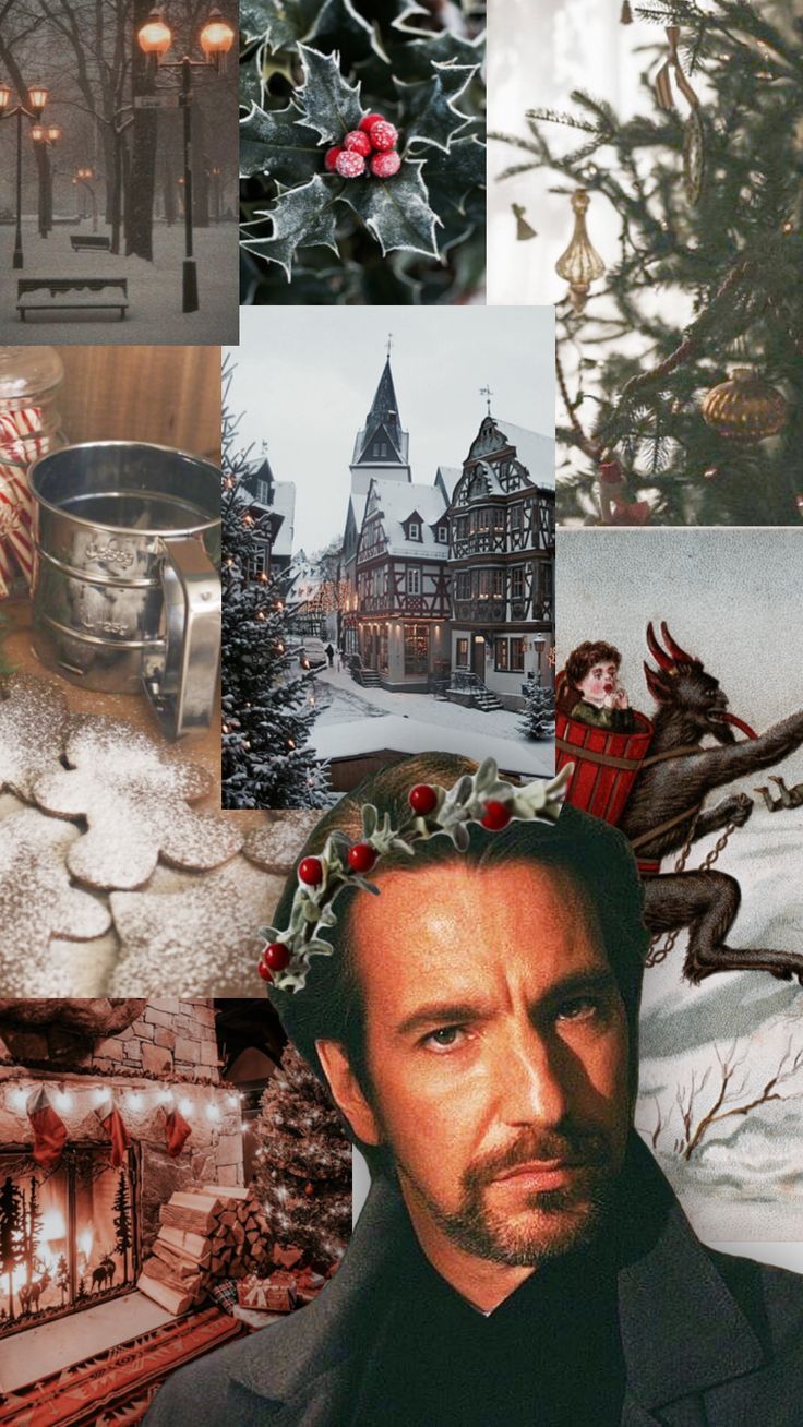 736x1308 christmas #alanrickman #hansgruber #diehard #wallpaper #villains