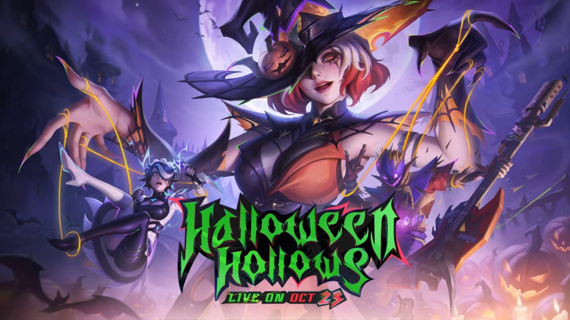 1919x1079 Halloween Hollow brings dark and supernatural skins to FragPunk