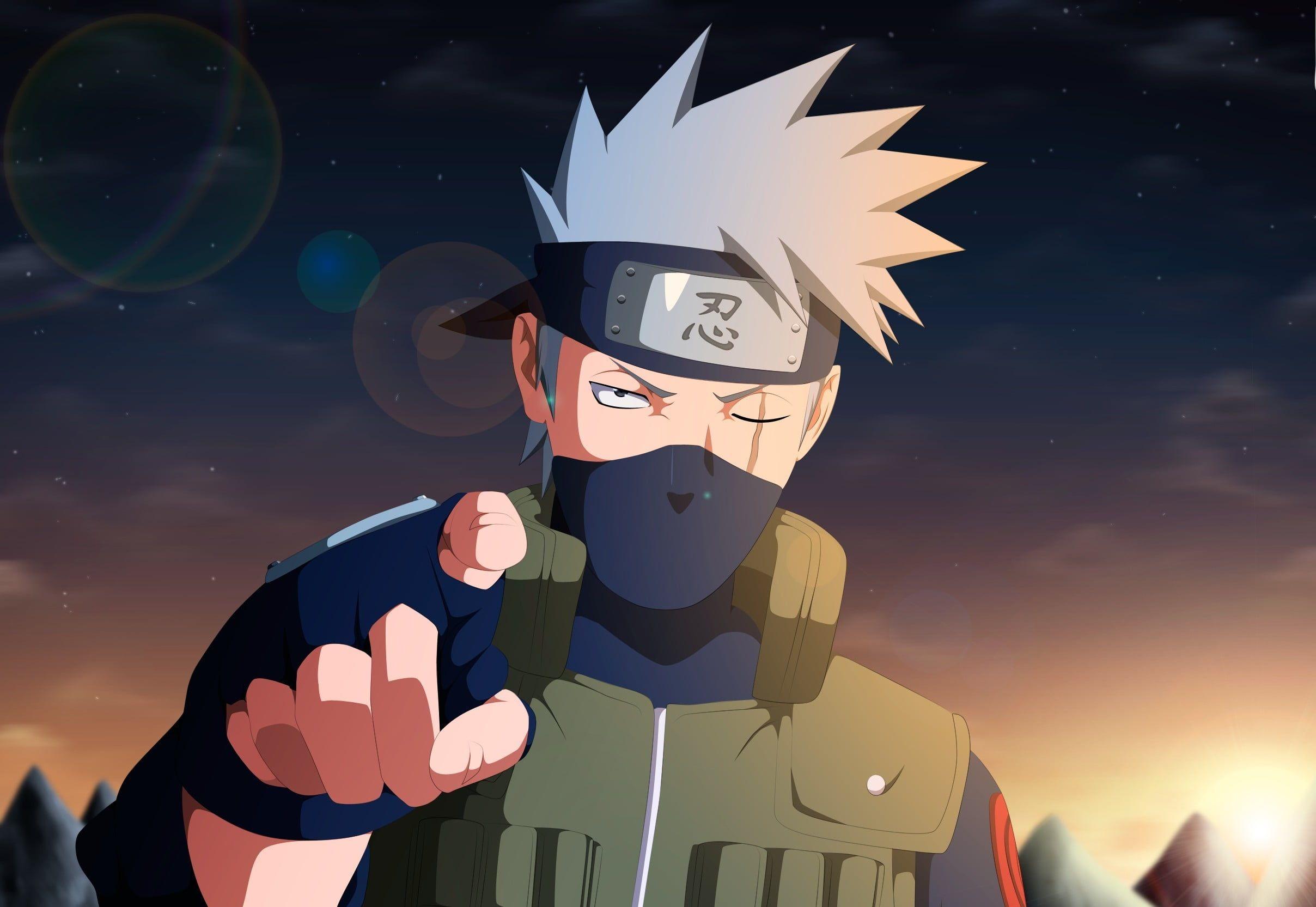2416x1665 Kakashi Hatake HD wallpaper