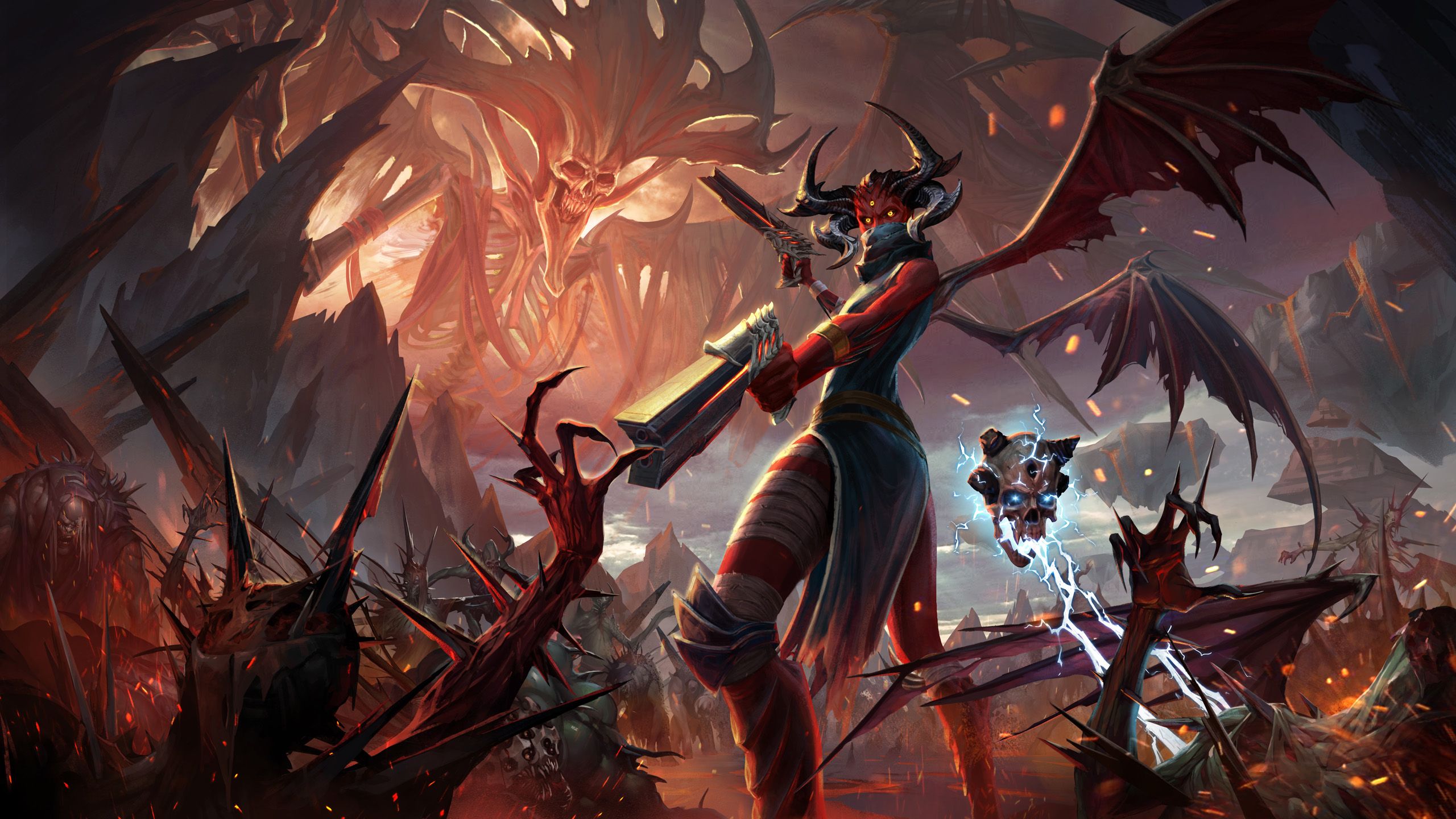 2560x1440 Download Video Game Metal: Hellsinger HD Wallpaperx1440