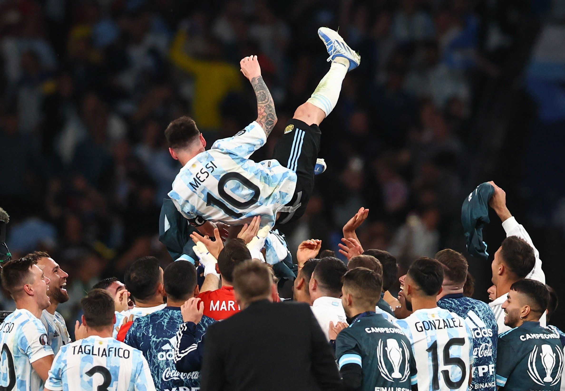2376x1646 Argentina Beats Italy 3 0 In Finalissima As Messi Shines