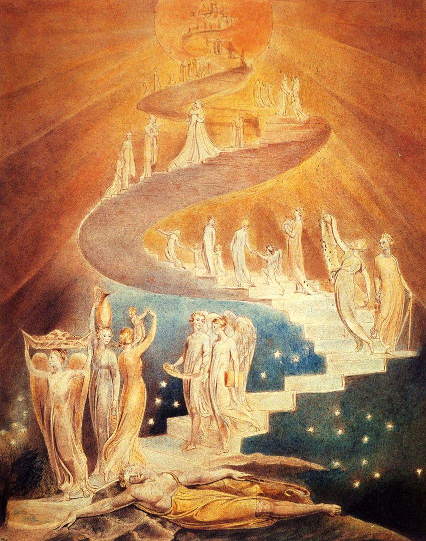850x1080 Jacobs Ladder Blake Wallpaper Image