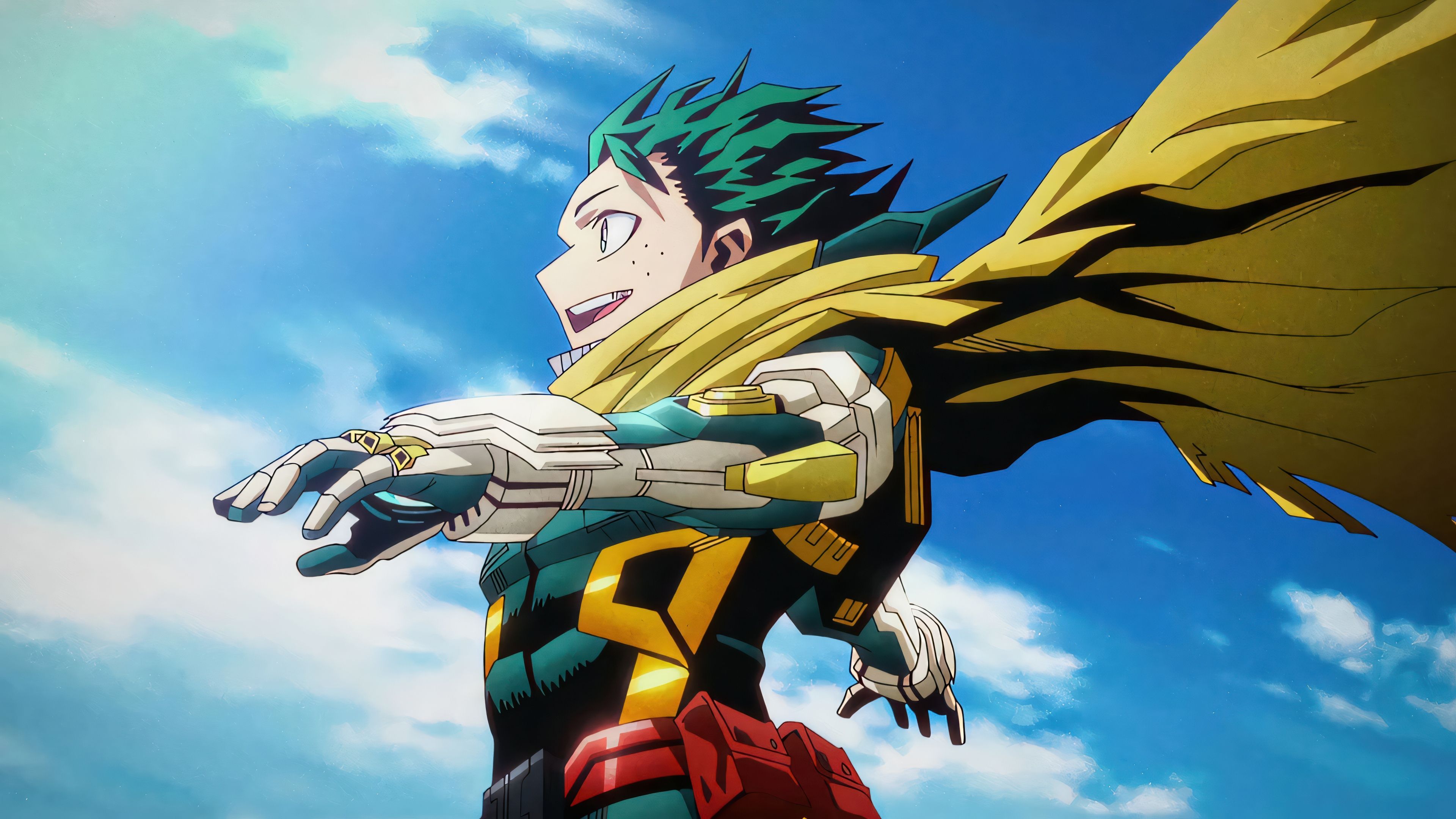 3840x2160 Izuku Midoriya Wallpaper 4K, Armor, My Hero Academia