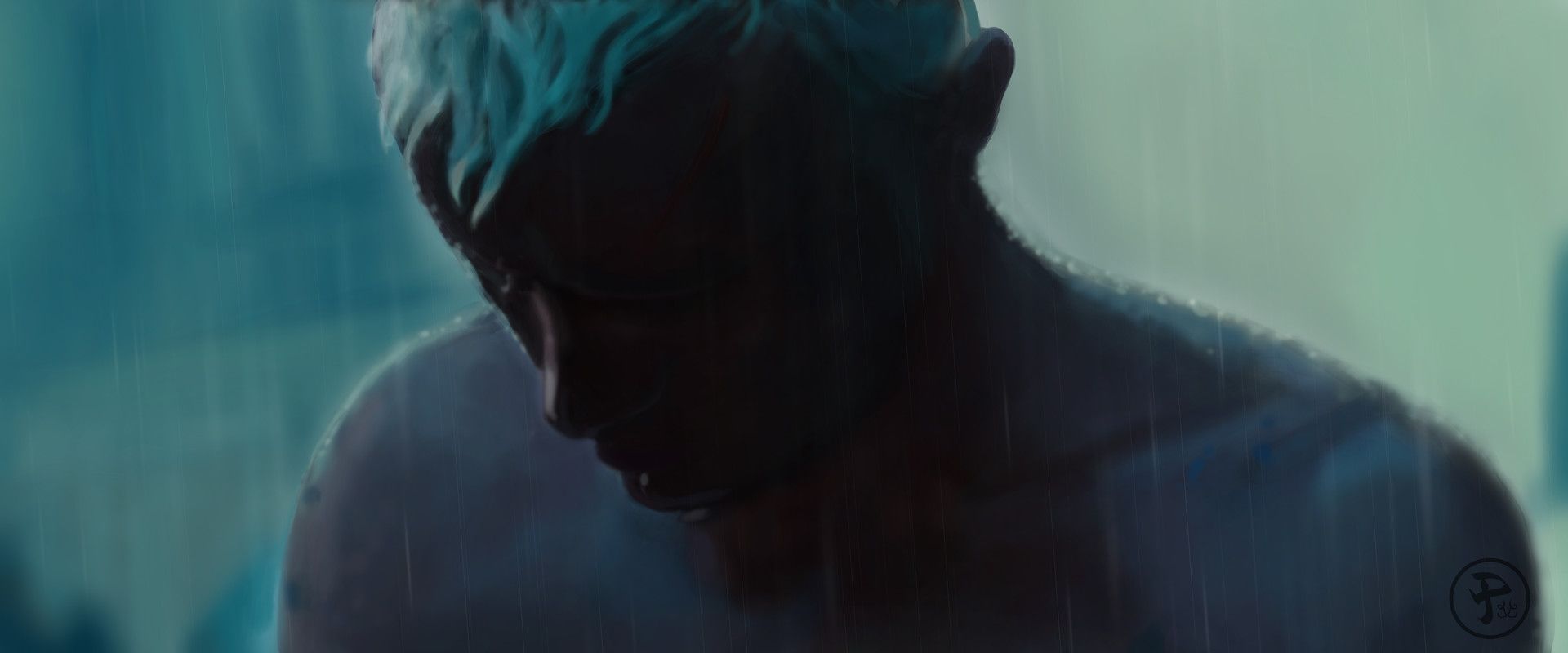 1920x800 Pierre Maneval in Rain Monologue (Blade Runner, Movie Still Frame Study and Tribute)