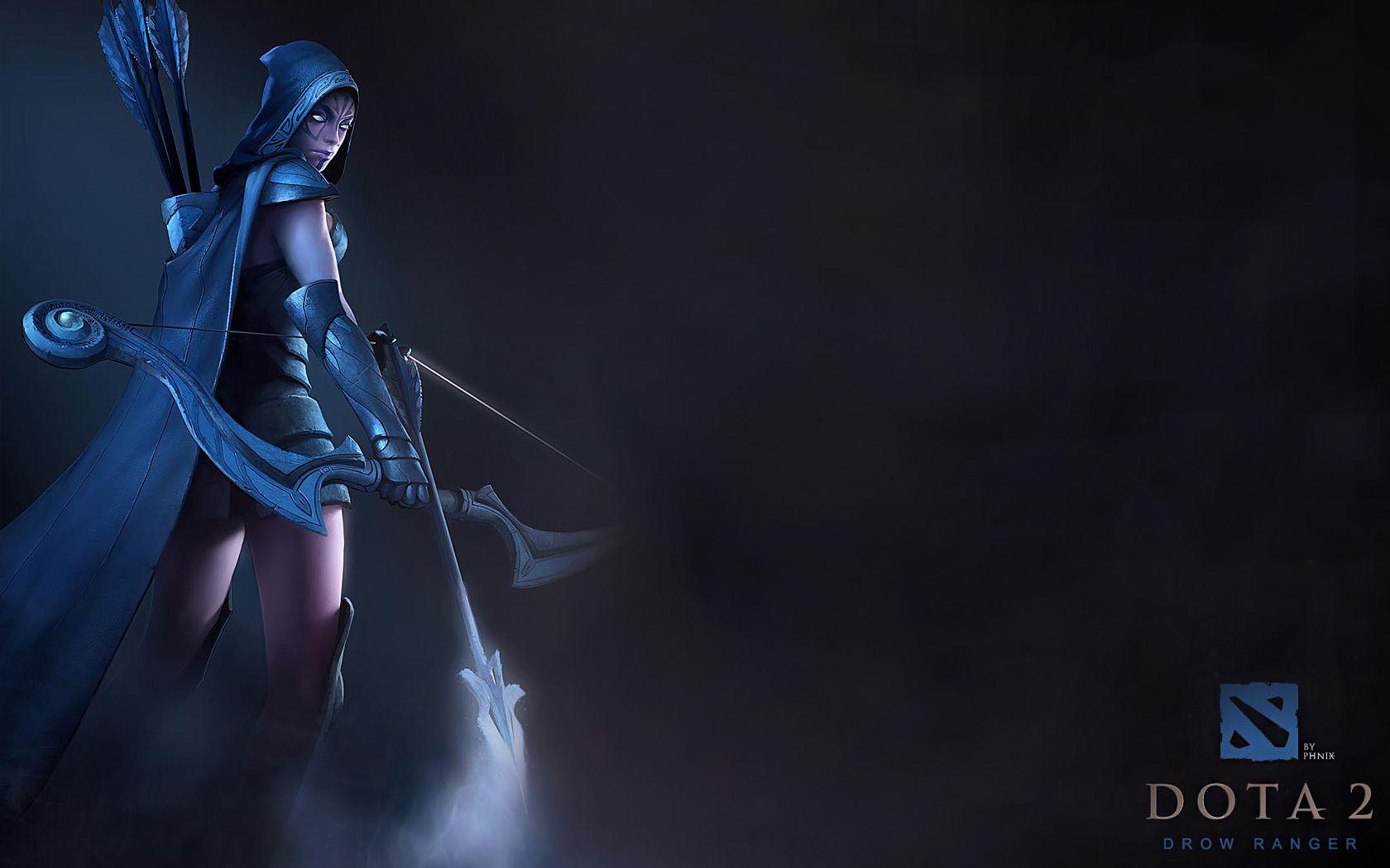 1680x1050 Drow Ranger Wallpaper 2 Wallpaper