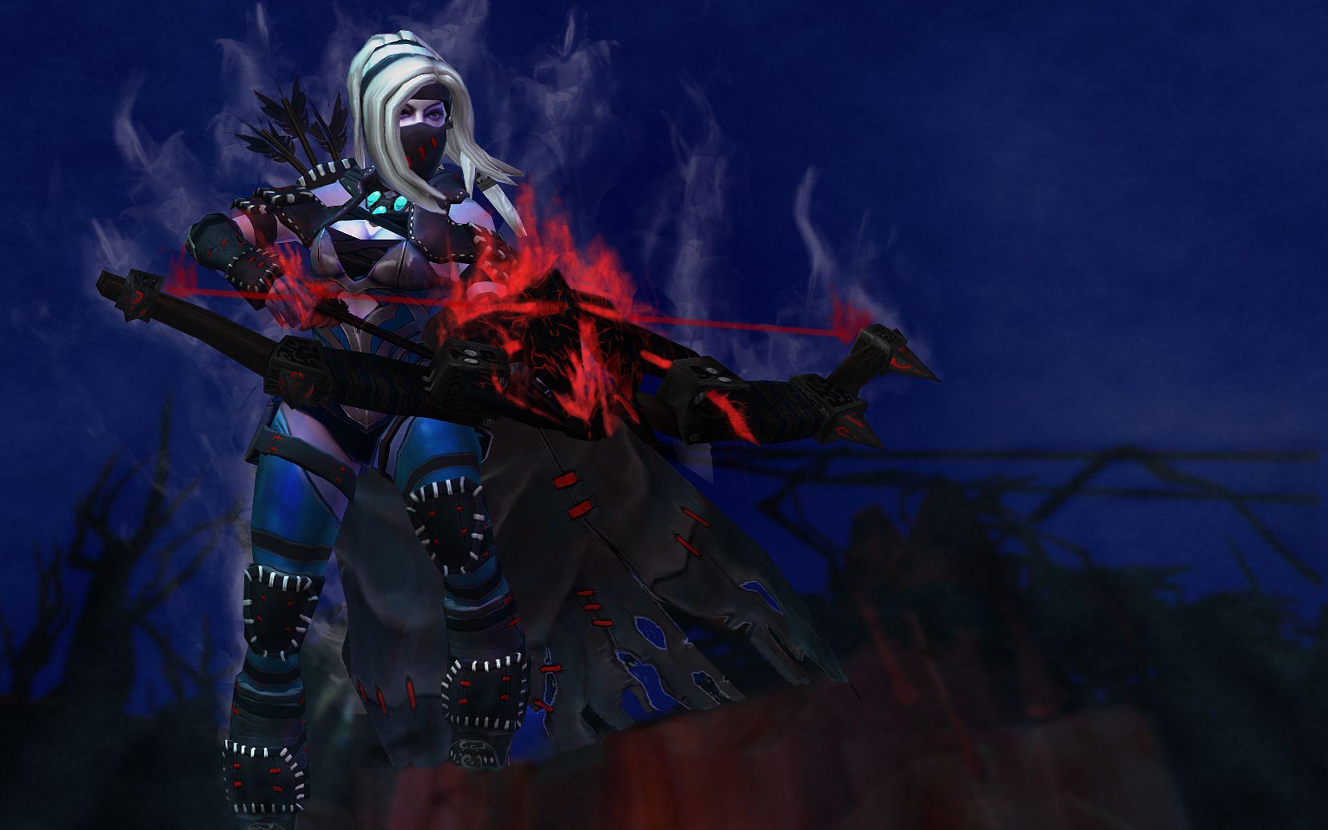 1920x1200 Best Dota 2 Wallpaper: drow ranger traxex dota 2 girl game HD