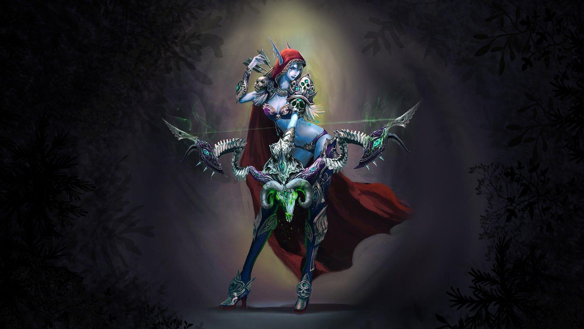1920x1080 Drow Ranger HD wallpaper