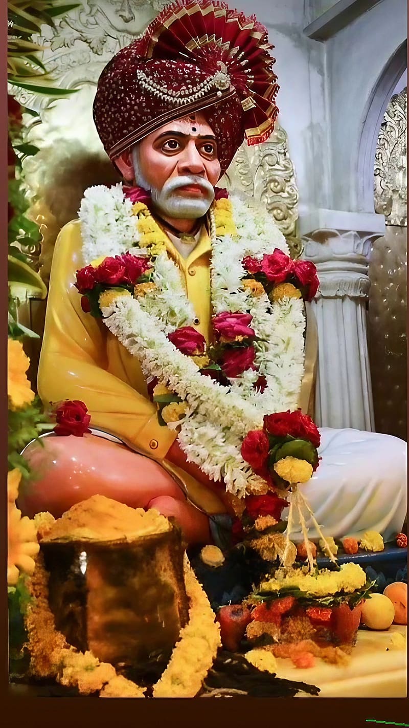 800x1422 Balumama, Indian Guru, temple, HD phone wallpaper